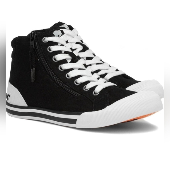 Rocket Dog Hi Top Zipper Side Sneakers NWB Size 7 - Picture 9 of 12